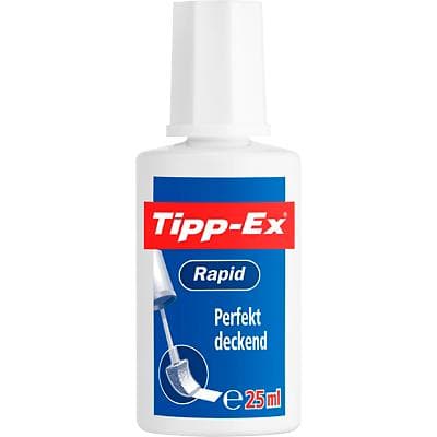Tipp-Ex Korrekturfluid Rapid Weiß 25 ml