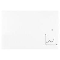 Franken Glastafel Magnetisch Einseitig 200 (B) x 120 (H) cm Weiß
