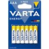 Varta Batterien Energy AAA 6 Stück