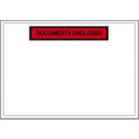 RAJA Selbstklebend Dokumententaschen C5 PE (Polyethylen), Silikonpapier Transparent 23 (B) x 16,5 (H) cm 1000 Stück