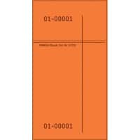 OMEGA Kellnerblock Spezial 14 x 1 x 7,5 cm Orange 10 Stück