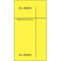 OMEGA Kellnerblock Spezial 14 x 1 x 7,5 cm Gelb 10 Stück