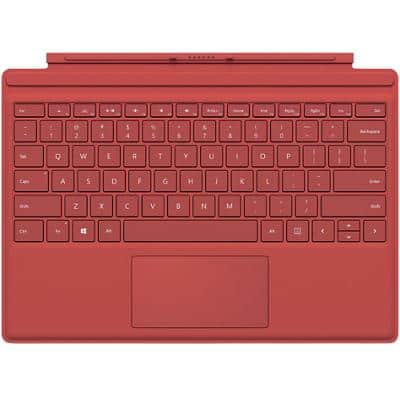 Microsoft Tastatur Surface Pro 4 Rot