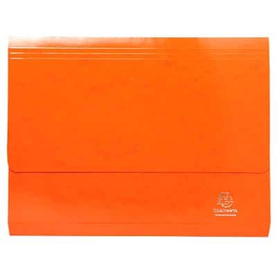 Exacompta Iderama Dokumentenmappe 6508Z Karton 35,7 (B) x 24,5 (T) x 0,4 (H) cm Orange 10 Stück