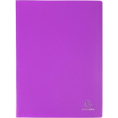 Exacompta OpaK Präsentationsmappe 60 Taschen A4 Violett 8 Stück