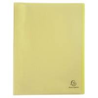Exacompta Chromaline Pastel Präsentationsmappe 40 Taschen A4 Gelb 10 Stück