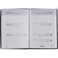 Brepols Buchkalender Armada Seta A6 2023 1 Woche/2 Seiten Kunstleder Schwarz Deutsch, Englisch, Französisch, Niederländisch 102 x 71 x 7 cm