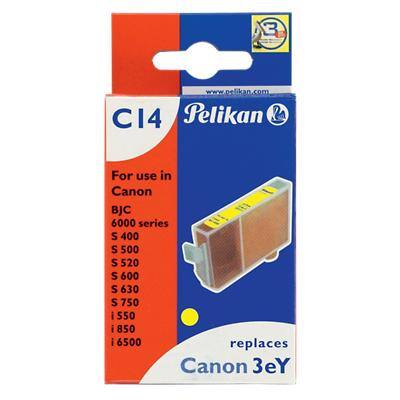 Kompatible Pelikan Canon BCI-3Y Tintenpatrone Gelb