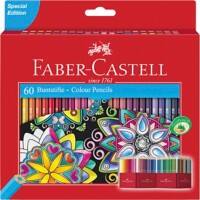 Faber-Castell CASTLE Buntstifte Färbig sortiert 60 Stück