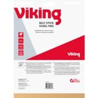 Viking wandmontierbares Meeting Chart 63,5 x 78 cm Weiß 30 Blatt