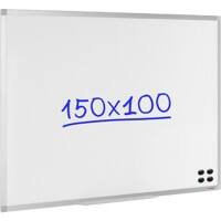 Viking wandmontierbares magnetisches Whiteboard Emaille Superior 150 x 100 cm