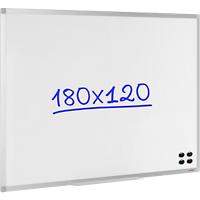 Viking wandmontierbares magnetisches Whiteboard Emaille Superior 180 x 120 cm