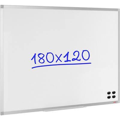 Viking wandmontierbares magnetisches Whiteboard Emaille Superior 180 x 120 cm