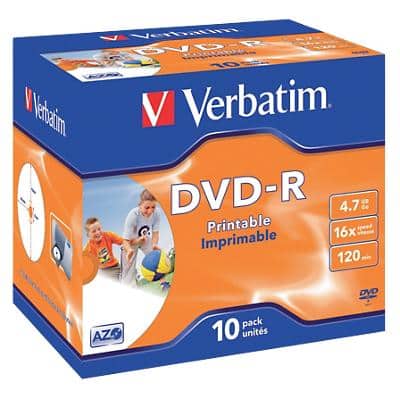 Verbatim DVD-R Jewel Case 4.7 GB 10 Stück