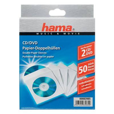 Hama CD-/DVD-Doppelhüllen 50 Stück