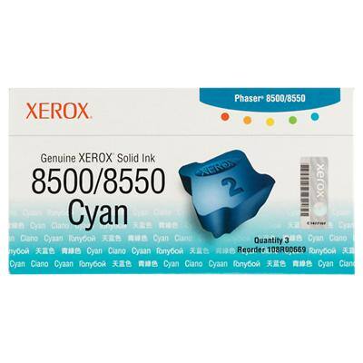 Xerox 108R00669 Original Festtinte Cyan 3 Stück