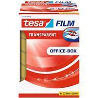 tesa Klebeband tesafilm Office-Box Transparent 25 mm (B) x 66 m (L) PP (Polypropylen) 6 Rollen