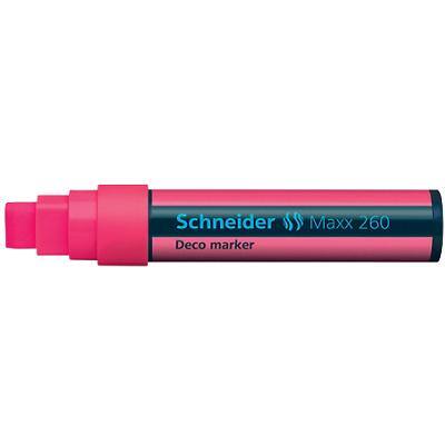 Schneider 260 Deco-Marker Rosa Breit Keilspitze 5 - 15 mm