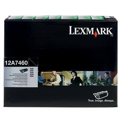 Lexmark 12A7460 Original Tonerkartusche Schwarz