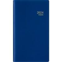 Brepols Interplan Buchkalender 2025 A6 1 Woche / 2 Seiten Deutsch, Englisch, Französisch, Italienisch, Niederländisch, Spanisch Blau