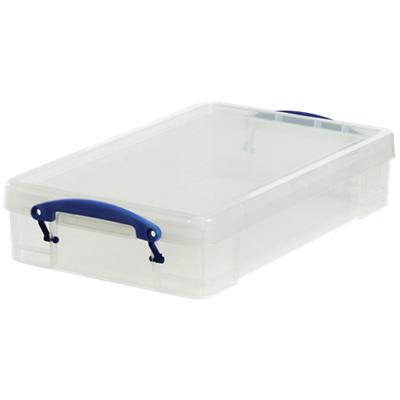Really Useful Box Aufbewahrungsbox 4LC 4 L Transparent Kunststoff 39,5 x 25,5 x 8,8 cm