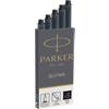 Parker Großraum-Tintenpatronen Quink Schwarz 5 Stück