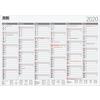 Markenlos Tafelkalender 42000 A4 2020 6 Monate/1 Seite Quer Karton Weiß Deutsch 29,7 x 21 cm