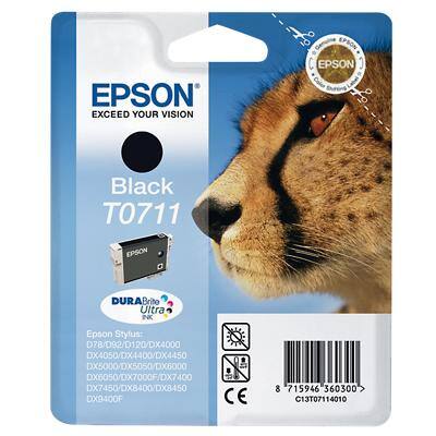 Epson T0711 Original Tintenpatrone C13T07114011 Schwarz