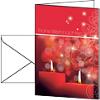 Sigel Weihnachts-Klappkarten + passende Umschläge DS014 DIN A6 220 g/m² 10 Stück