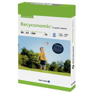 Recyconomic Copy Classic Recycling-Papier DIN A4 80 g/m² Weiß 55 CIE 500 Blatt