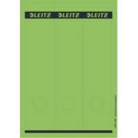 Leitz PC-beschriftbare Selbstklebende Rückenschilder 1687 Lang Für Leitz 1080 Qualitäts-Ordner Grün 62 x 285 mm 75 Stück