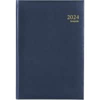 Brepols Minister Buchkalender 2025 A5 1 Tag / 1 Seite Deutsch, Englisch, Französisch, Italienisch, Niederländisch, Spanisch Blau