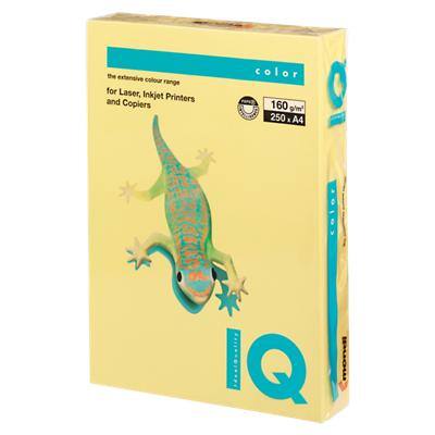 IQ Farbiges Kopierpapier DIN A4 160 g/m² Chartreuse CY39 250 Blatt