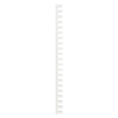 GBC PVC Plastikbinderücken Weiß 19 mm 165 Blatt DIN A4 100 Stück