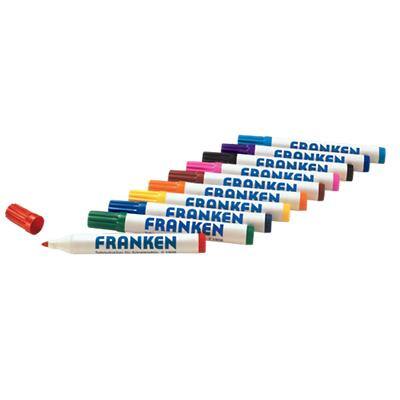 Franken Whiteboard-Marker Färbig sortiert 10 Stück