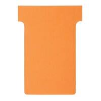 Nobo T-Steckkarten 2 Orange 6 x 8,5 cm 100 Stück