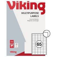 Viking 980459 Universaletiketten Weiß 38,1 x 21,2 mm 100 Blatt à 65 Etiketten