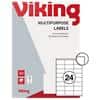 Viking 980460 Universaletiketten Weiß 70 x 36 mm 100 Blatt à 24 Etiketten