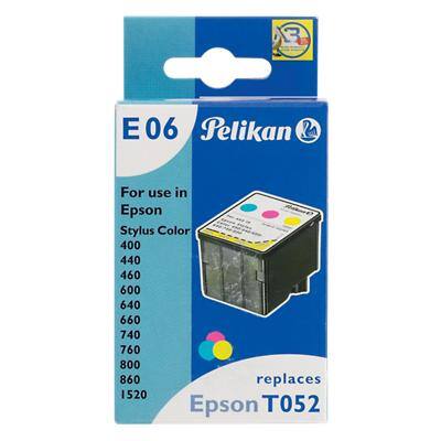 Kompatible Pelikan Epson T052 Tintenpatrone T052 3 Farbig