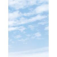 Sigel Designpapier Wolken DIN A4 90 g/m² Weiß, Hellblau 100 Blatt