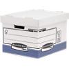 R-Kive Archivboxen Bankers Box Weiß, Blau 39 x 33,3 x 28,5 cm 2 Stück
