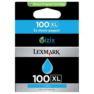 Lexmark 100XL Original Tintenpatrone 14N1069E Cyan