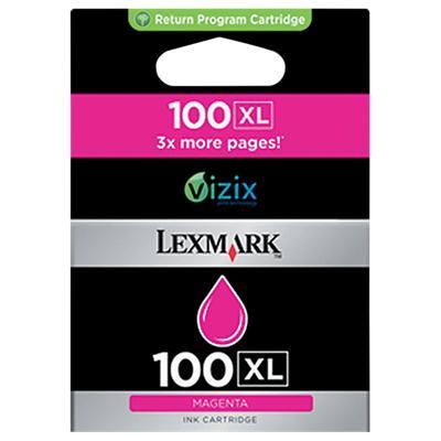 Lexmark 100XL Original Tintenpatrone 14N1070E Magenta