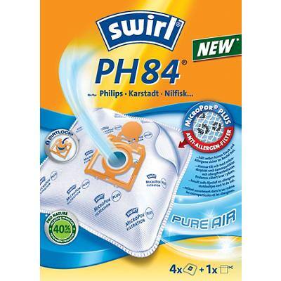 Swirl Staubfilterbeutel PH 84 AirSpace® Orange, Weiß 4 Stück