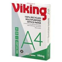 Viking Off-White A4 Druckerpapier Recycelt 100% 80 g/m² Glatt Weiß 500 Blatt