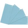 Viking Blanko Trennstreifen Blauer Engel UZ56 (Recyclingkarton Schreibwaren), Recycelt 100% Spezial Blau Blau Pappkarton Rechteckig 2 Löcher 100 Stück