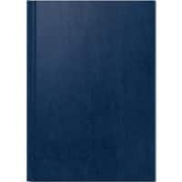 BRUNNEN Buchkalender A5 2023 1 Tag/1 Seite Miradur, Papier Blau Deutsch 14,5 x 20,6 cm