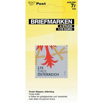 Post AG/Österreichische Post BMS4 Wappen Tirol 1,75 EUR Briefmarken 4 Stück