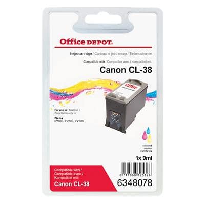 Kompatible Office Depot Canon CL-38 Tintenpatrone 3 Farbig