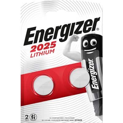 Energizer Knopfzellen CR2025 3 V Lithium 2 Stück